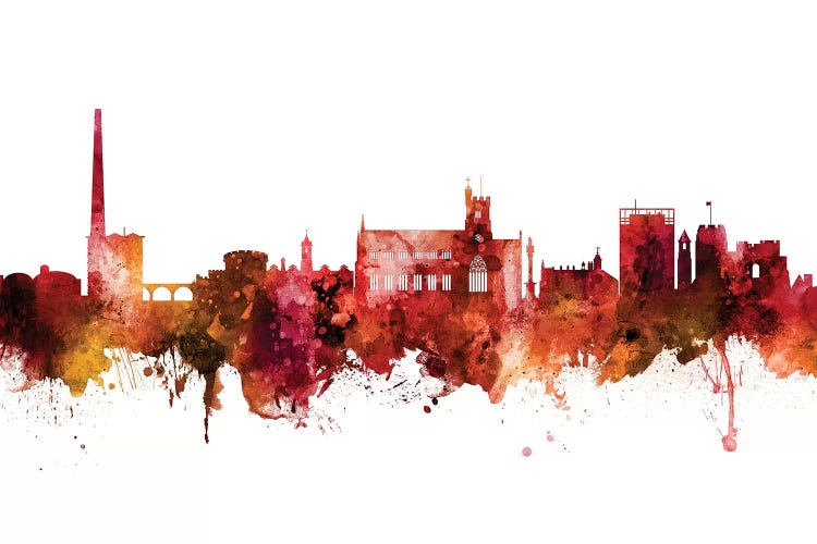 Rusted Carlisle, England Skyline by Michael Tompsett wall art