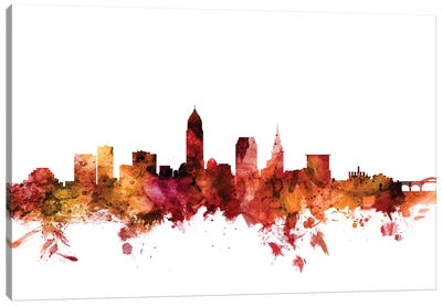 Cleveland, Ohio Skyline Canvas Art Print - Ohio Art