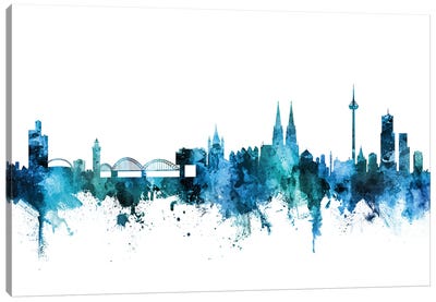 Cologne, Germany Skyline Canvas Art Print - Cologne