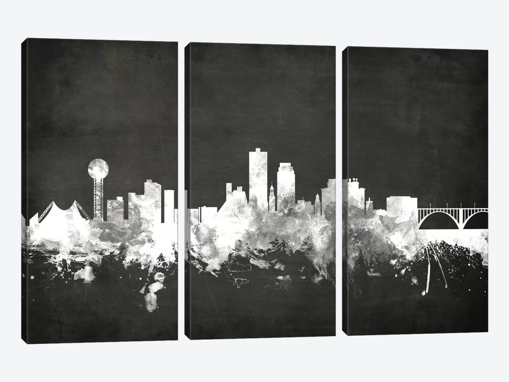 Knoxville, Tennessee, USA by Michael Tompsett 3-piece Canvas Artwork