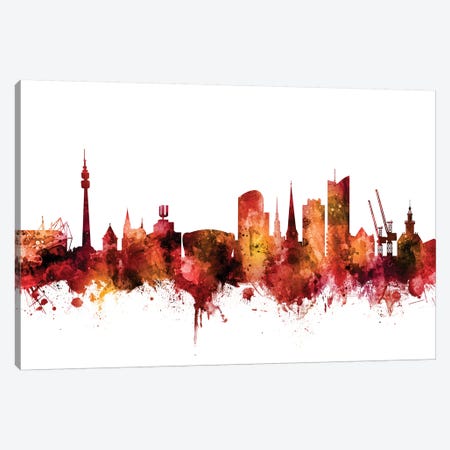 Dortmund, Germany Skyline Canvas Print #MTO1317} by Michael Tompsett Canvas Print