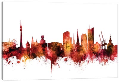 Dortmund, Germany Skyline Canvas Art Print