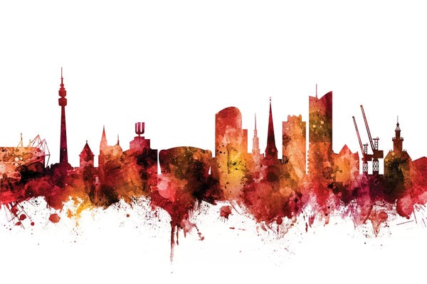 Rusted Dortmund, Germany Skyline