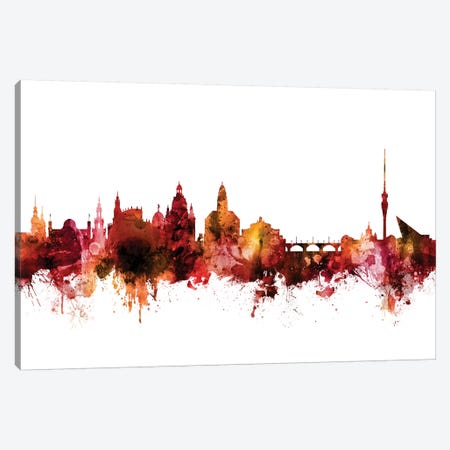 Dresden, Germany Skyline Canvas Print #MTO1319} by Michael Tompsett Canvas Art