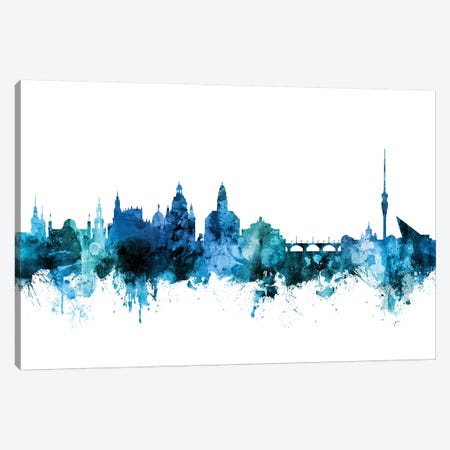 Dresden, Germany Skyline Canvas Print #MTO1320} by Michael Tompsett Canvas Print