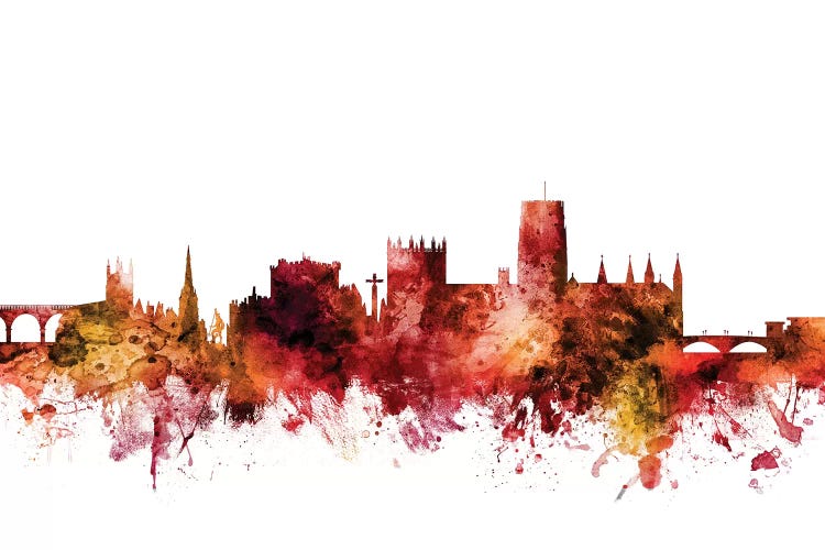 Durham, England Skyline Cityscape