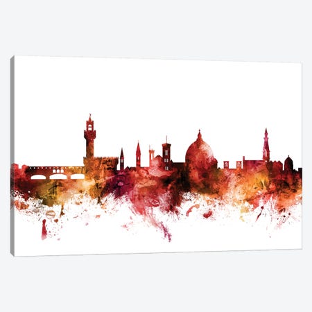 Florence, Italy Skyline Canvas Print #MTO1346} by Michael Tompsett Canvas Art