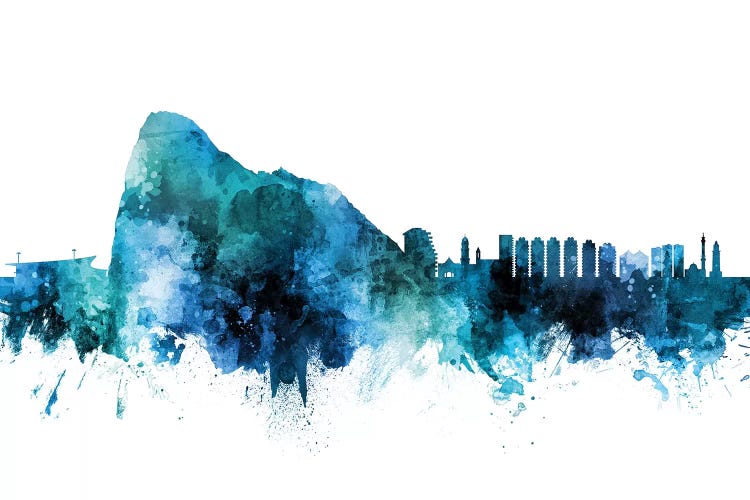 Blue Gibraltar Skyline