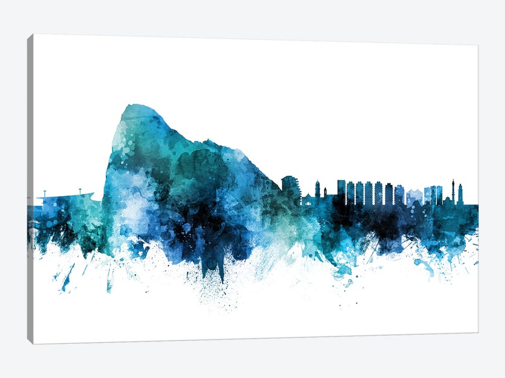 Gibraltar Skyline by Michael Tompsett 1-piece Art Print
