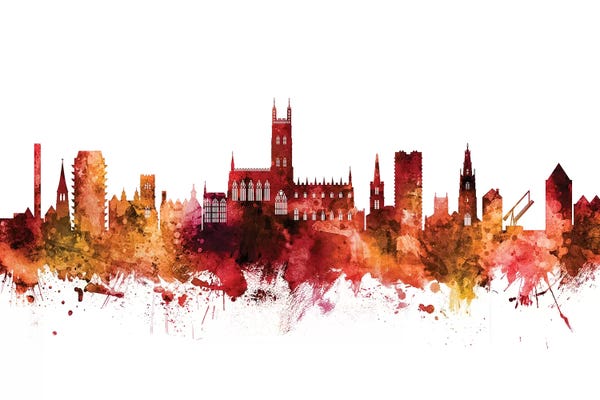 Rusted Gloucester, England Skyline