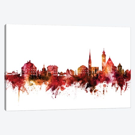 Hallstatt, Austria Skyline Canvas Print #MTO1370} by Michael Tompsett Canvas Art
