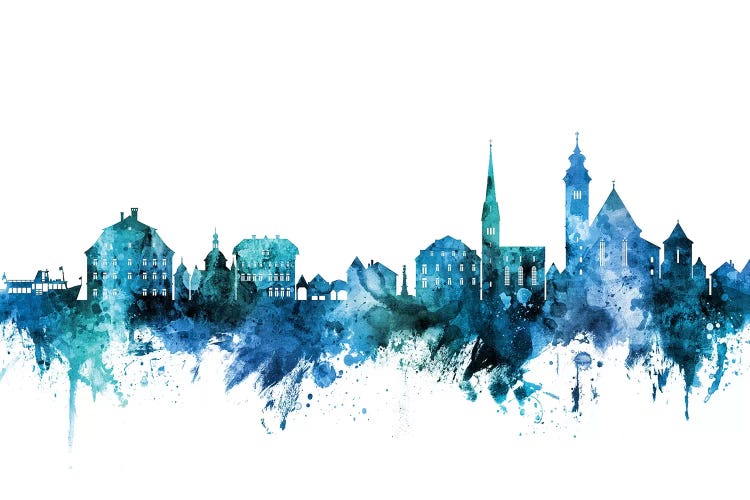 Blue Hallstatt, Austria Skyline