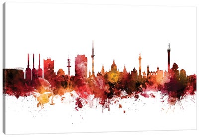 Hannover, Germany Skyline Canvas Art Print