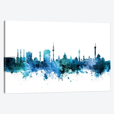 Hannover, Germany Skyline Canvas Print #MTO1377} by Michael Tompsett Canvas Art Print