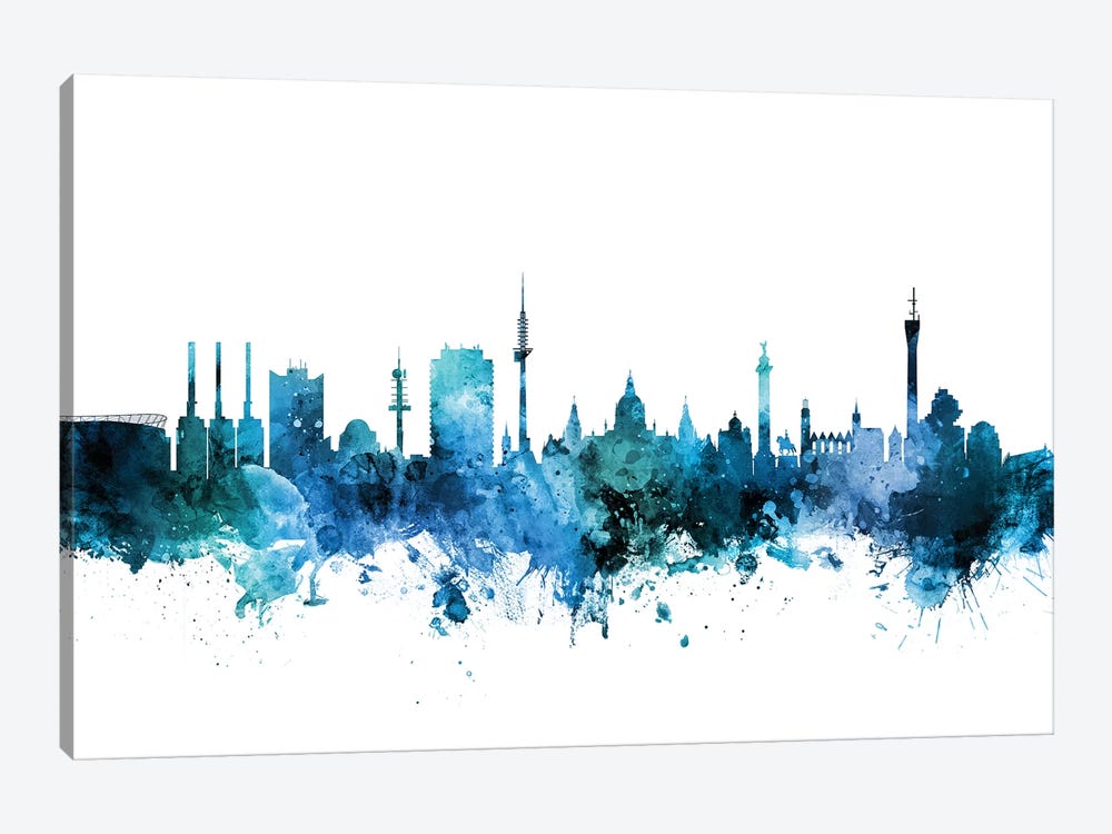 Hannover, Germany Skyline by Michael Tompsett 1-piece Art Print