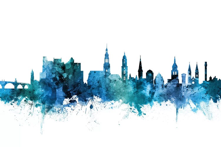 Blue Heidelberg, Germany Skyline