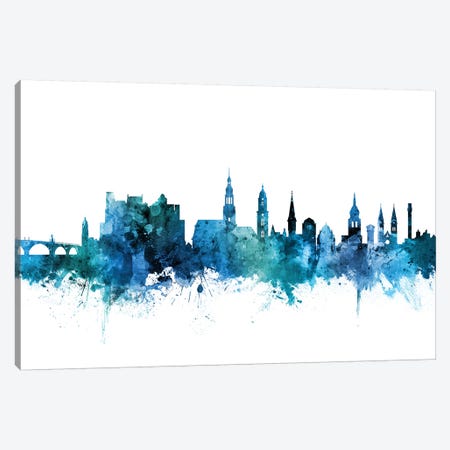 Heidelberg, Germany Skyline Canvas Print #MTO1379} by Michael Tompsett Canvas Art