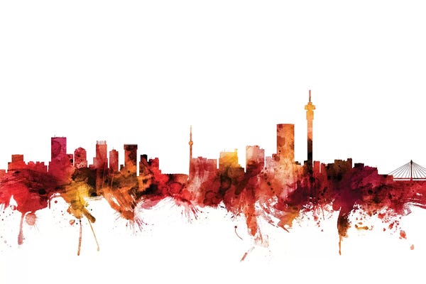 Rusted Johannesburg, South Africa Skyline