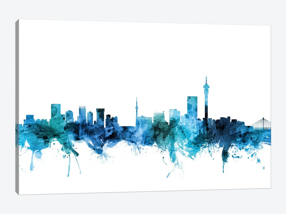 Johannesburg, South Africa Skyline by Michael Tompsett 1-piece Art Print
