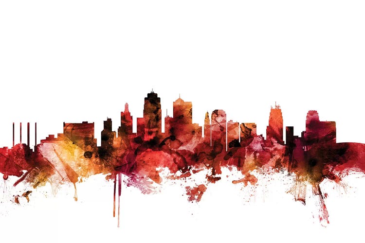 Rusted Kansas City, Missouri Skyline