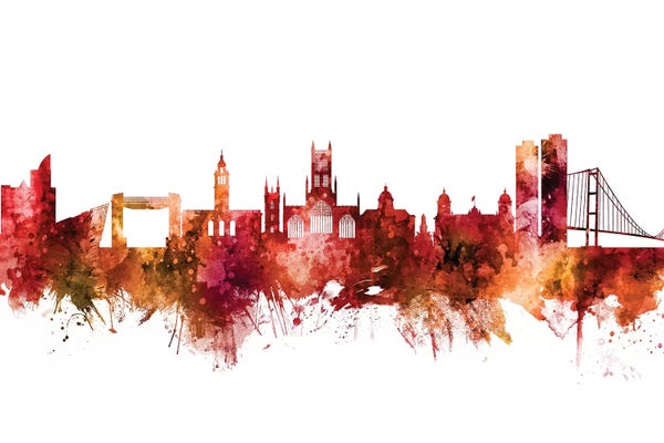 Rusted Kingston upon Hull, England Skyline