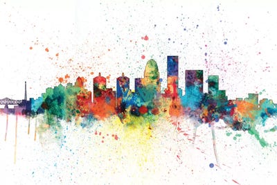 Louisville, Kentucky, USA by Michael Tompsett canvas print