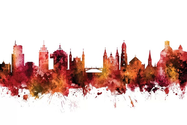 Rusted Ljubljana, Solvenia Skyline