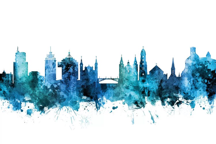 Blue Ljubljana, Solvenia Skyline