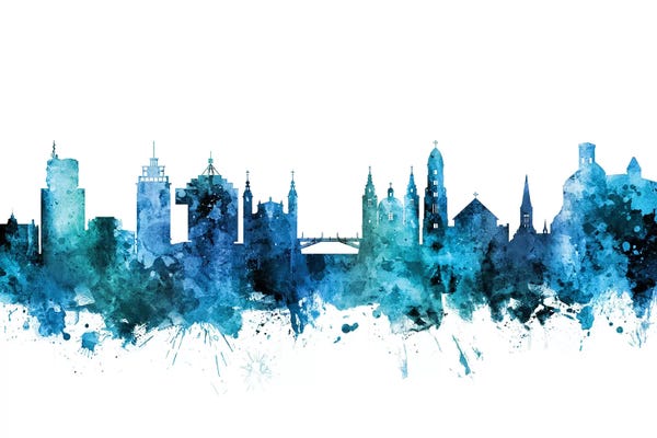 Blue Ljubljana, Solvenia Skyline