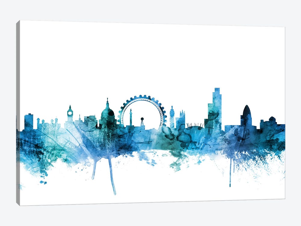 London, England Skyline by Michael Tompsett 1-piece Art Print
