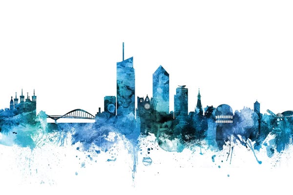 Blue Lyon, France Skyline