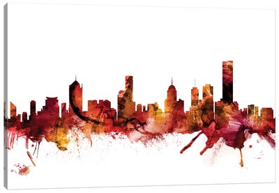 Melbourne, Australia Skyline Canvas Art Print