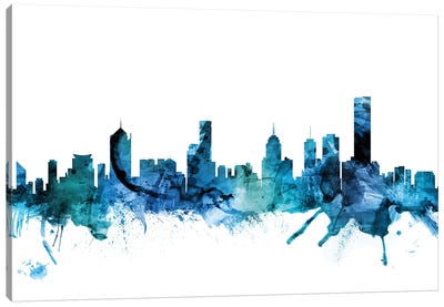 Melbourne, Australia Skyline Canvas Art Print - Melbourne Art