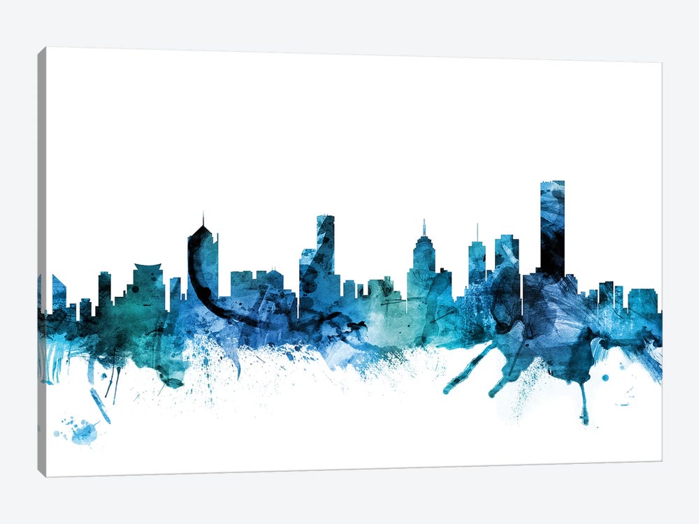 Melbourne, Australia Skyline by Michael Tompsett 1-piece Art Print
