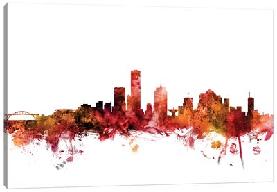 Milwaukee, Wisconsin Skyline Canvas Art Print - Milwaukee