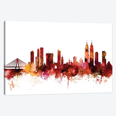 Mumbai, Skyline India  Canvas Print #MTO1486} by Michael Tompsett Canvas Print