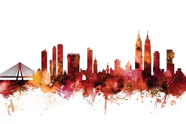 Rusted Mumbai, India Skyline