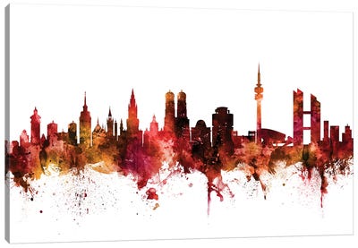 Munich, Germany Skyline Canvas Art Print