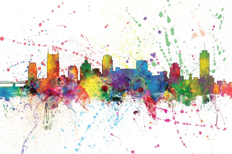 Nashville, Tennessee, USA by Michael Tompsett wall art