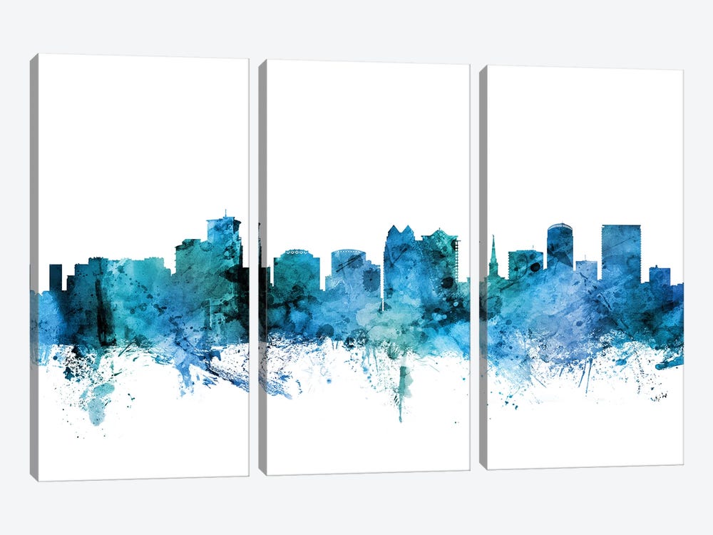 Orlando, Florida Skyline 3-piece Canvas Print