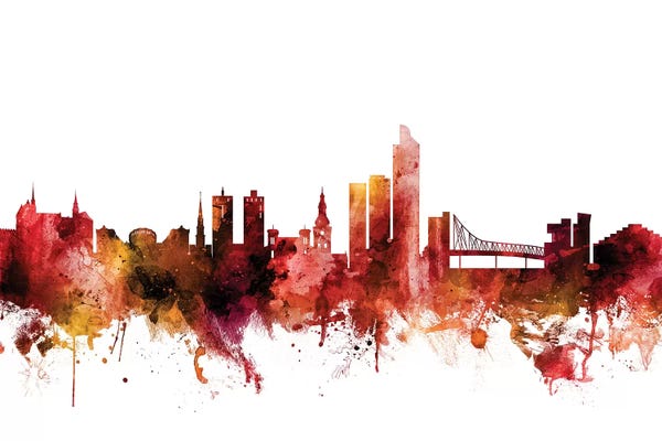 Rusted Oslo, Norway Skyline