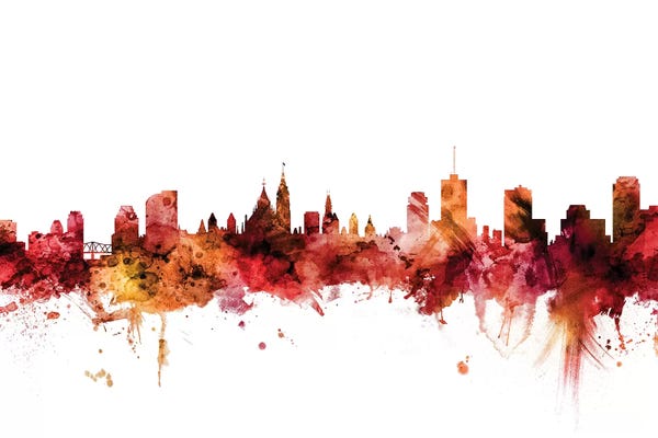 Ottawa: Rusted Ottawa, Canada Skyline by Michael Tompsett