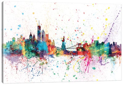 New York City, New York, USA Canvas Art Print - New York City Skylines