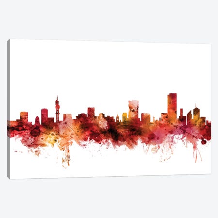 Pretoria, South Africa Skyline Canvas Print #MTO1542} by Michael Tompsett Canvas Print