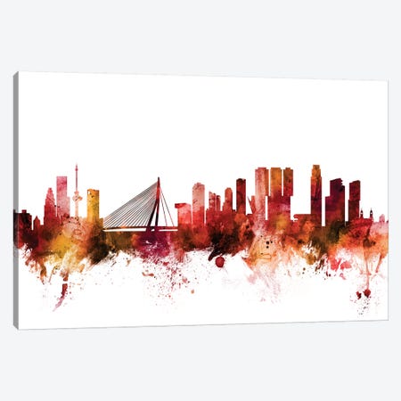 Rotterdam, The Netherlands Skyline Canvas Print #MTO1560} by Michael Tompsett Canvas Art Print