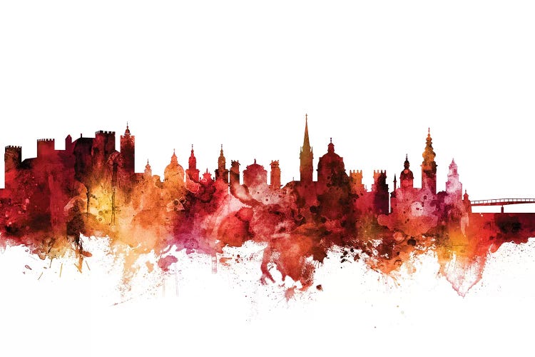 Rusted Salzburg, Austria Skyline by Michael Tompsett wall art