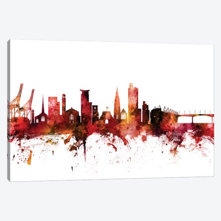 Southampton, England Skyline Canvas Print #MTO1592} by Michael Tompsett Canvas Wall Art