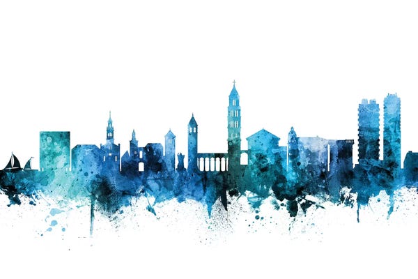 Blue Split, Croatia Skyline
