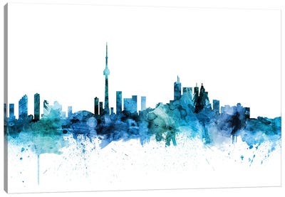 Toronto, Canada Skyline Canvas Art Print - Toronto Art