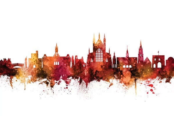 Winchester: Rusted Winchester, England Skyline by Michael Tompsett